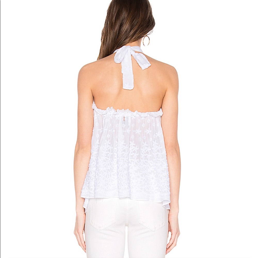 Misa Lexi embroidered halter top - Picture 2 of 12